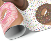Donuts met Sprinkles Party Cadeaupapier (Rol Hoek)