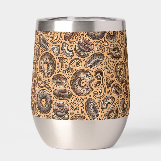 Donuts met sprinkles patroon (Achterkant)