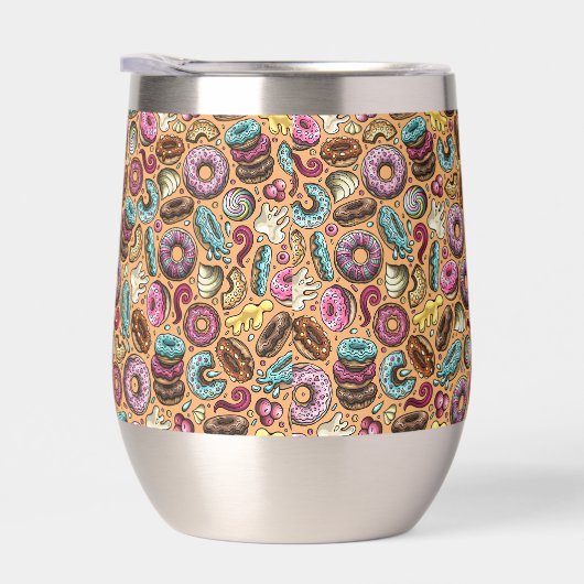 Donuts met sprinkles patroon (Rechts)