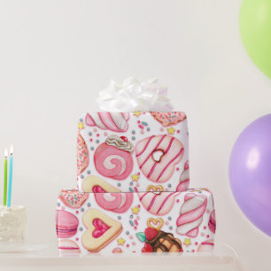 Donuts met sprinkles patroon cadeaupapier