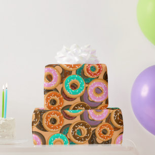 Donuts met sprinkles patroon cadeaupapier