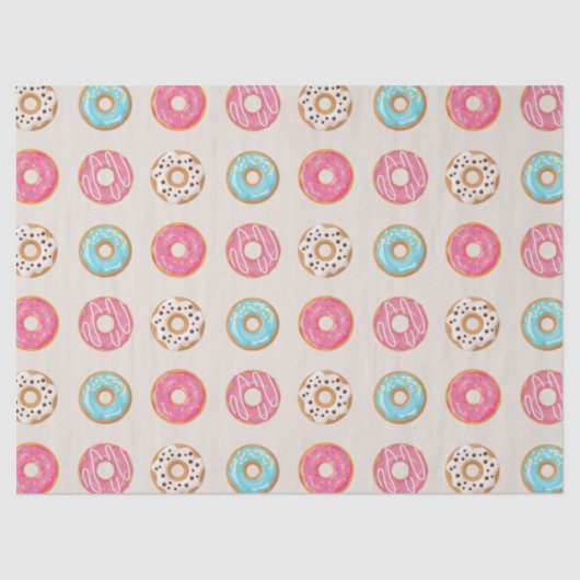 Donuts met Sprinkles Tissuepapier (Voorkant)
