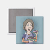 Donuts met sproinkles magnet magneet (Voorkant / Achterkant)