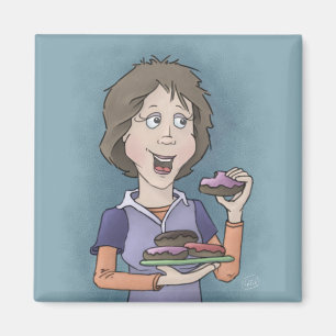 Donuts met sproinkles magnet magneet