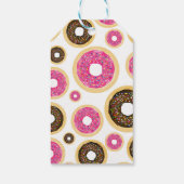 Donuts Modern Birthday Party Cadeaulabel (Achterkant)