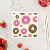 Donuts Modern Birthday Party Servetten (Insitu)
