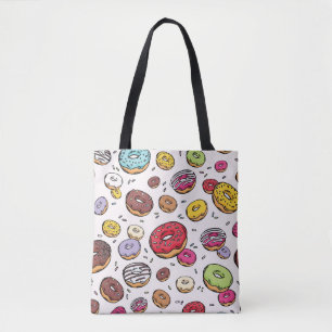 Donuts naadloos patroon draagtas
