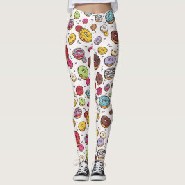 Donuts naadloos patroon leggings