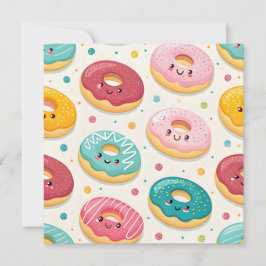 Donuts Patroon Kaart