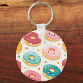 Donuts Patroon Sleutelhanger (Voorkant)