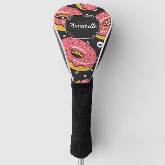 Donuts Pattern Golfheadcover (Voorkant)