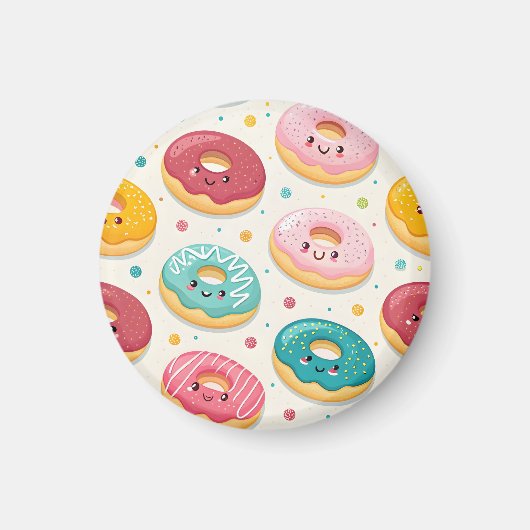 Donuts Pattern Magneet (Voorkant)