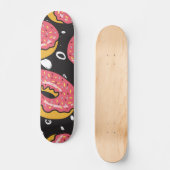 Donuts Pattern Skateboard (Voorkant)