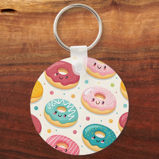 Donuts Pattern Sleutelhanger (Voorkant)