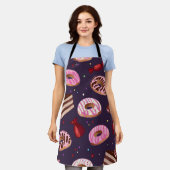 Donuts Print Schort (Gedragen)