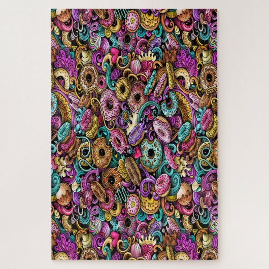 Donuts Puzzle Legpuzzel (Verticaal)