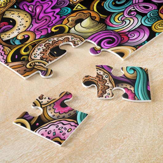 Donuts Puzzle Legpuzzel (Zijkant)