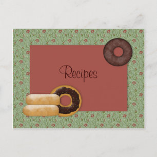 Donuts Recipcard Briefkaart