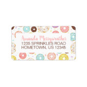 Donuts Return Address Labels (Voorkant)