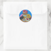 Donuts Ronde Sticker (Tas)