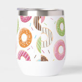 Donuts rose bleu et morceaux motif chocolat (Droite)