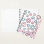 Donuts Roses, Donuts Bleus, Sprinkings, Votre Nom (Devant avec enveloppe)