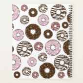 Donuts Roses, Donuts Brown, Sprinkings, Votre Nom (Dos)