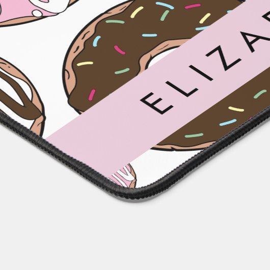 Donuts Roses, Donuts Brown, Sprinkings, Votre Nom (Coin)