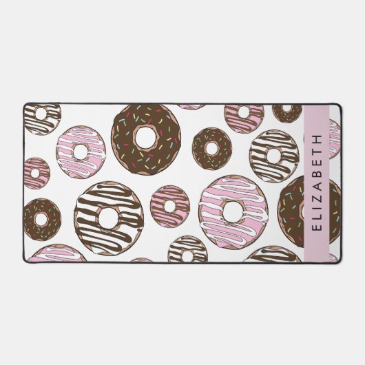 Donuts Roses, Donuts Brown, Sprinkings, Votre Nom (Recto)