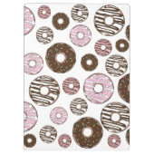 Donuts, roze donuts, bruine donuts klembord (Achterkant)