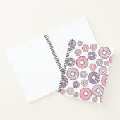 Donuts, roze donuts, Paarse donuts Notitieboek (Binnen)