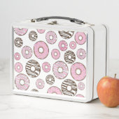 Donuts, roze donuts, witte donuts (In situ)