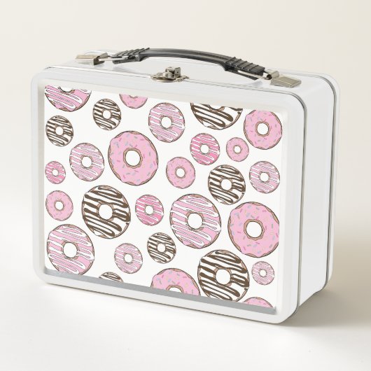 Donuts, roze donuts, witte donuts (Voorkant)