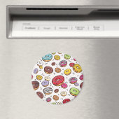 Donuts seamless pattern magneet (Insitu (Vaatwasser))