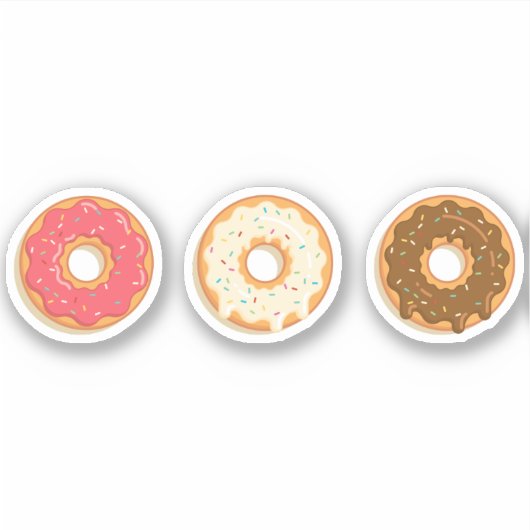 Donuts Sticker (Voorkant)