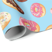 Donuts Tiled Design Cadeaupapier (Rol Hoek)