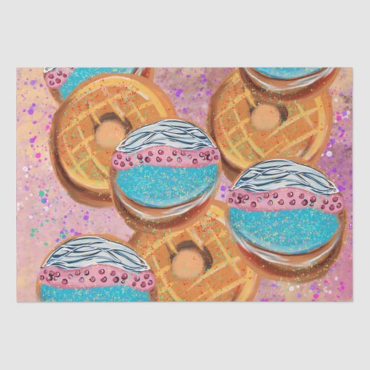 Donuts Tissuepapier (Voorkant)