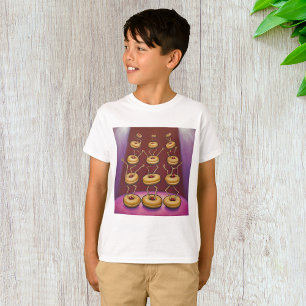 Donuts uitvoeren t-shirt