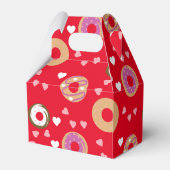 Donuts Valentijnsdag Harten Rood Roze Bedankdoosjes (Achterkant)