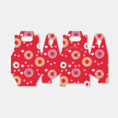 Donuts Valentijnsdag Harten Rood Roze Bedankdoosjes (Uitgevouwen)