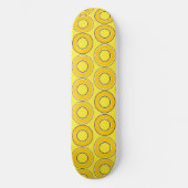 Donuts van Butterscotch Retro Skateboard (Voorkant)