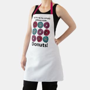 Donuts vullen mijn lege ruimtes met donuts schort