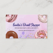 Donuts Waterverf Visitekaartje (Voorkant)