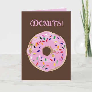 DONUTS! Wenskaart Kaart