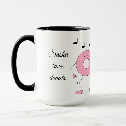 Donuts White dansen Mok (Links)