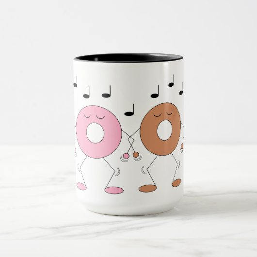 Donuts White dansen Mok (Midden)