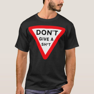 Donx27t geeft een waarschuwingsteken voor een obje t-shirt