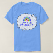 Donx27t is in mijn mogelijkheden 8 t-shirt (Design voorkant)