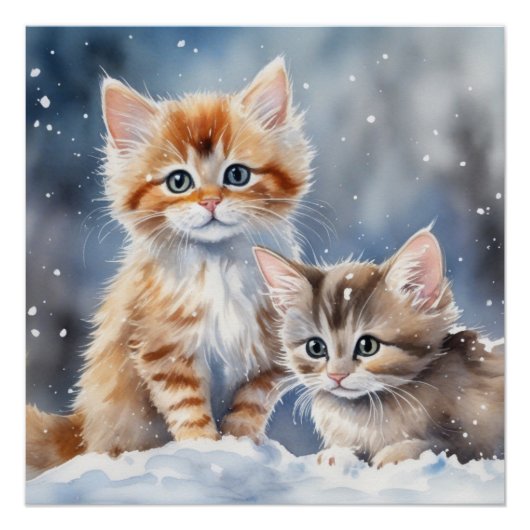 donzige Kittens Perfect Poster (Voorkant)