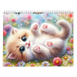 donzige Schattigee Kittens Kalender